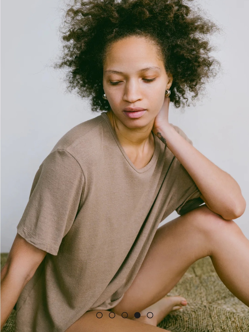 Ozma big tee in tea